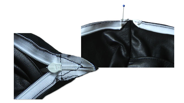 Futter und Tasche zusammen nähen