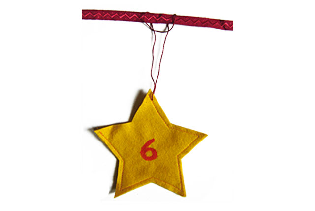 Beutel Adventskalender nähen