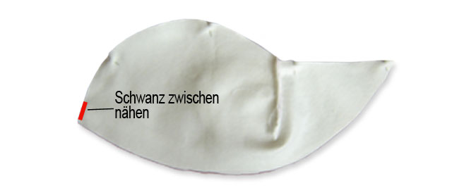 Schnittmuster Heizkissen, Wärmekissen Maus