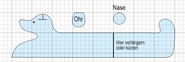Schnittmuster Türvorleger