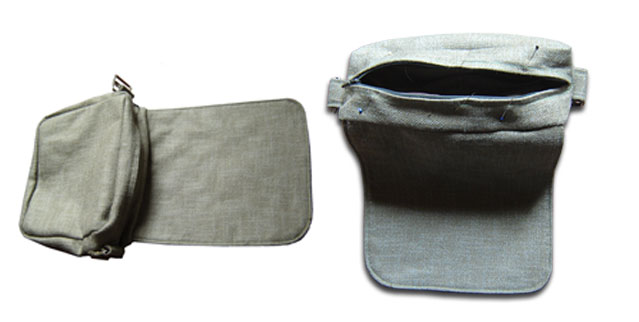 Schultertasche Stoff zuschneiden