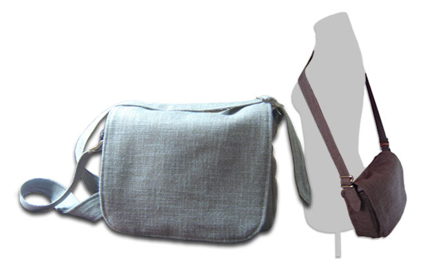 Schultertasche Stoff zuschneiden