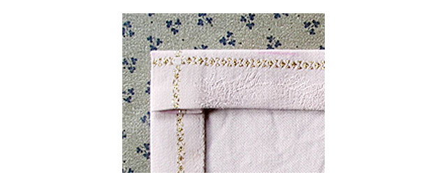 Tischdecke mit Briefecken nähen