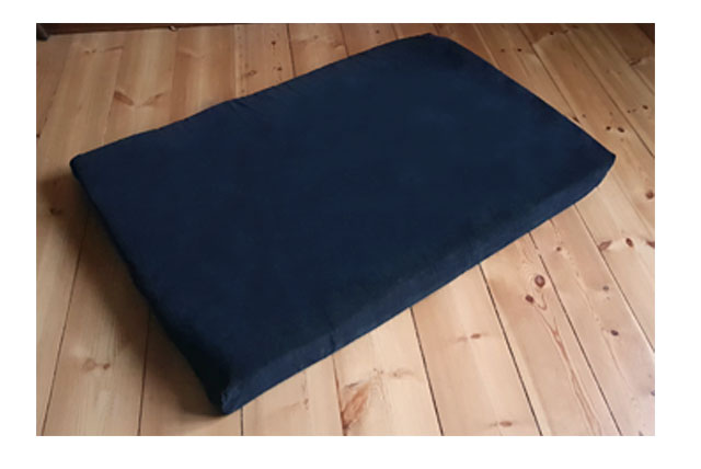 Matte oder Überzug nähen