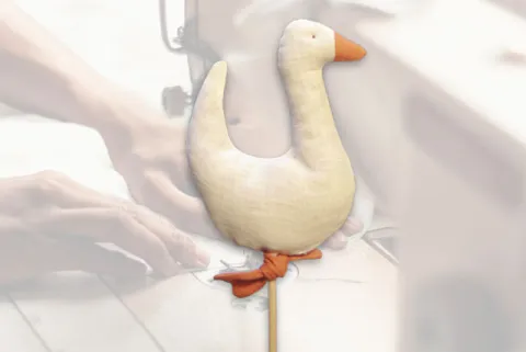 Dekostecker Gans 