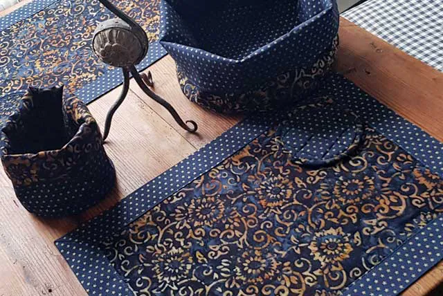 Platzset mit Briefecken selber nähen