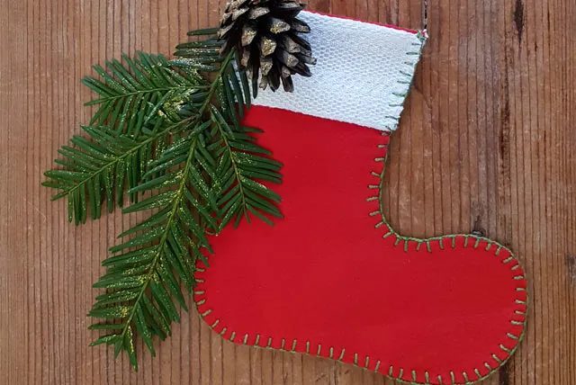 Weihnachlicher Türschmuck
